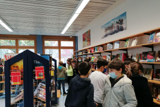 Eintreten in die Welt der Bücher