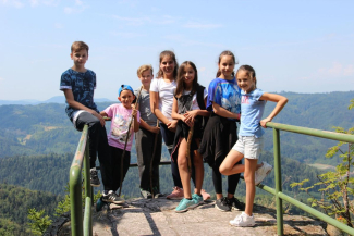Die Klasse 5b im Landschulheim