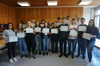 Überreichung der DELF-Diplome