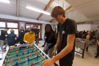 Tischkickerturnier der Oberlinschule in Kork 