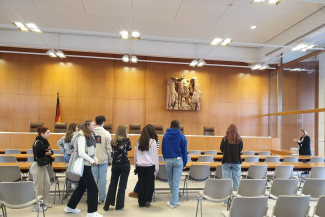Gang nach Karlsruhe