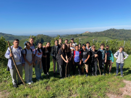 Die 7c wanderte von Oberkirch nach Durbach