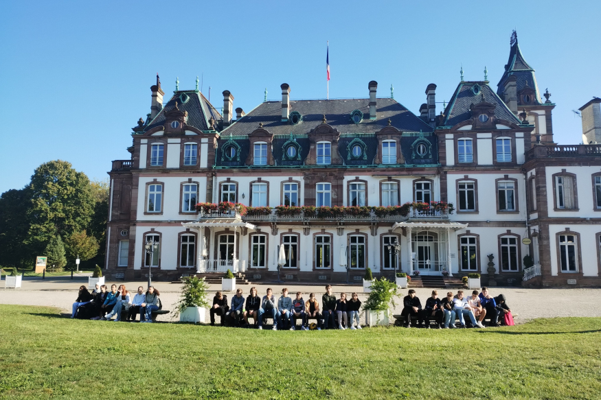 Die 8a besuchte den Parc de Pourtalès